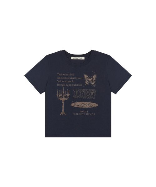 LARTIGENT（ラーティゼン）の「L2 LARTIGENT T-SHIRT(NAVY)（Tシャツ/カットソー・レディース・その他・FREE）」の5枚目の写真