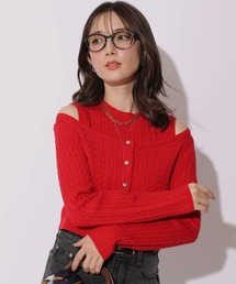 Apuweiser-riche｜アプワイザー・リッシェのニット/セーター（レッド