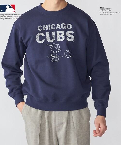 SHIPS（シップス）の「SHIPS: PEANUTS×MLB スウェット（スウェット・メンズ・ライトグレー/ダークグレー/ネイビー・SMALL/MEDIUM/LARGE/X-LARGE）」の3枚目の写真