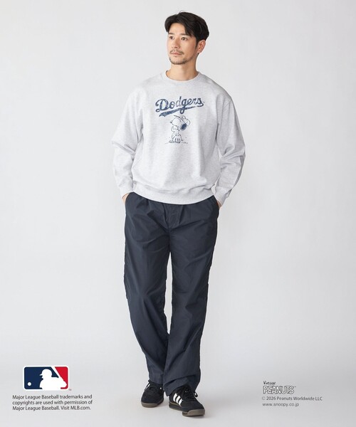 SHIPS（シップス）の「SHIPS: PEANUTS×MLB スウェット（スウェット・メンズ・ライトグレー/ダークグレー/ネイビー・SMALL/MEDIUM/LARGE/X-LARGE）」の6枚目の写真