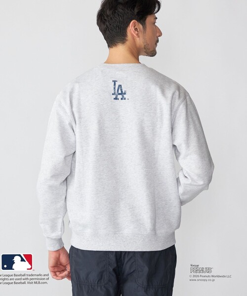 SHIPS（シップス）の「SHIPS: PEANUTS×MLB スウェット（スウェット・メンズ・ライトグレー/ダークグレー/ネイビー・SMALL/MEDIUM/LARGE/X-LARGE）」の12枚目の写真