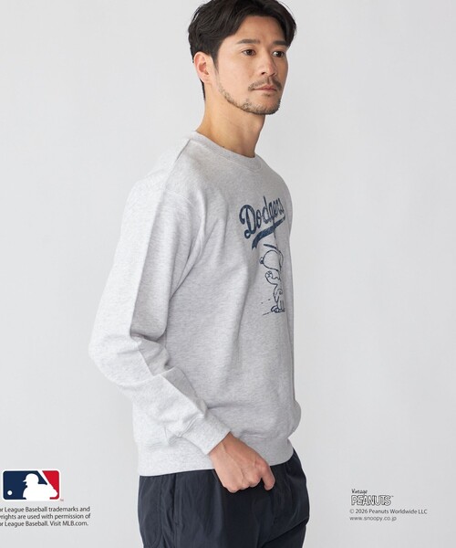 SHIPS（シップス）の「SHIPS: PEANUTS×MLB スウェット（スウェット・メンズ・ライトグレー/ダークグレー/ネイビー・SMALL/MEDIUM/LARGE/X-LARGE）」の13枚目の写真