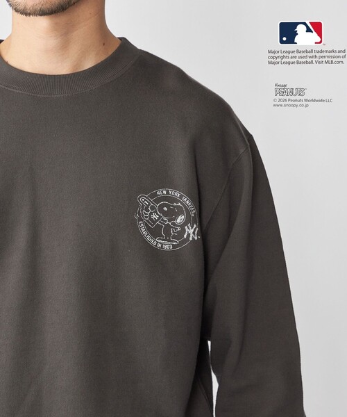 SHIPS（シップス）の「SHIPS: PEANUTS×MLB スウェット（スウェット・メンズ・ライトグレー/ダークグレー/ネイビー・SMALL/MEDIUM/LARGE/X-LARGE）」の15枚目の写真