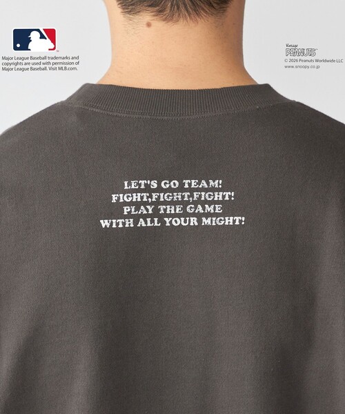 SHIPS（シップス）の「SHIPS: PEANUTS×MLB スウェット（スウェット・メンズ・ライトグレー/ダークグレー/ネイビー・SMALL/MEDIUM/LARGE/X-LARGE）」の16枚目の写真