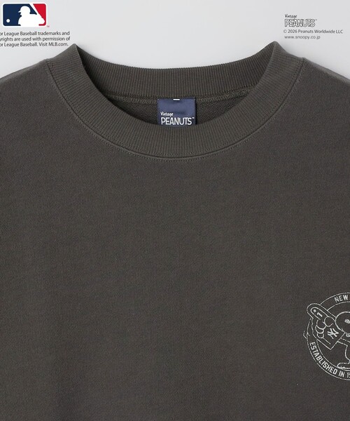SHIPS（シップス）の「SHIPS: PEANUTS×MLB スウェット（スウェット・メンズ・ライトグレー/ダークグレー/ネイビー・SMALL/MEDIUM/LARGE/X-LARGE）」の20枚目の写真