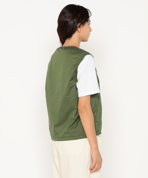 DANTON（ダントン）の「Women's Insulation Collarless Vest（その他アウター・レディース・オリーブ/ピンク/ブラック/アイボリー/ブラウン系その他2・M/XS/S）」の10枚目の写真