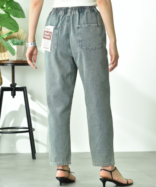 INTERPLANET（インタープラネット）の「デニムシェフパンツ（その他パンツ・レディース・ライトブルー/ブルー・MEDIUM/LARGE）」の9枚目の写真