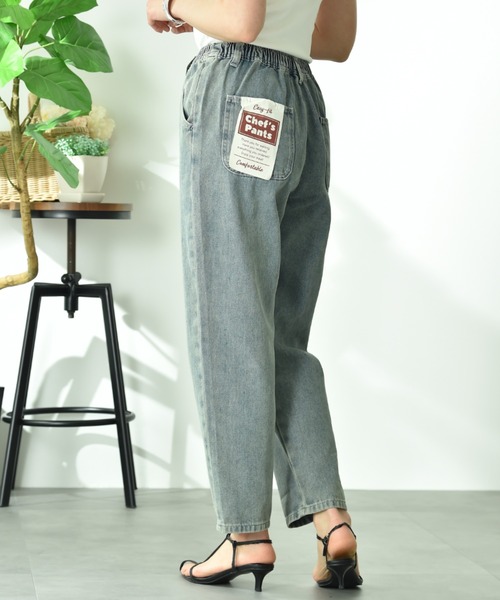 INTERPLANET（インタープラネット）の「デニムシェフパンツ（その他パンツ・レディース・ライトブルー/ブルー・MEDIUM/LARGE）」の8枚目の写真