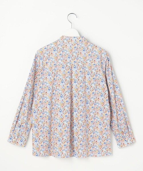 J.PRESS Ladies（J.プレス レディス）の「【一枚で着映え】Liberty Rachel & Michelle シャツカラー ブラウス（シャツ/ブラウス・レディース・サックスブルー系5/ピンク系5・XS）」の10枚目の写真