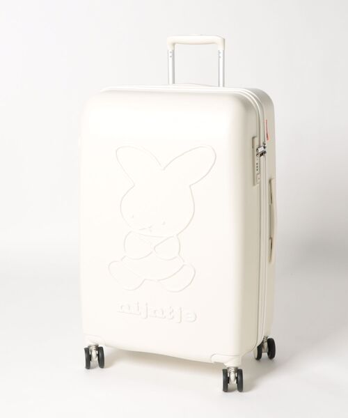 Miffy( ミッフィー)の「【miffy/ミッフィー】 70thアイテム ナインチェ キャリーケース 81L(スーツケース/キャリーバッグ・レディース・アイボリー・FREE)」の1枚目の写真
