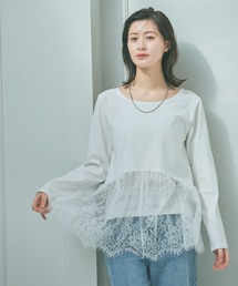 LAKOLE | アソート裾レイヤード長袖 / 638329(Tシャツ/カットソー)