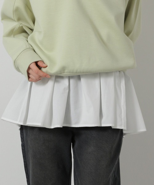 LAKOLE（ラコレ）の「アソート裾レイヤード長袖 / 638329（Tシャツ/カットソー・レディース・オフホワイト/ホワイト/その他9/ブラック・FREE）」の19枚目の写真