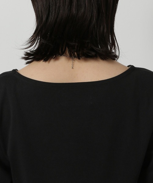 LAKOLE（ラコレ）の「アソート裾レイヤード長袖 / 638329（Tシャツ/カットソー・レディース・オフホワイト/ホワイト/その他9/ブラック・FREE）」の8枚目の写真