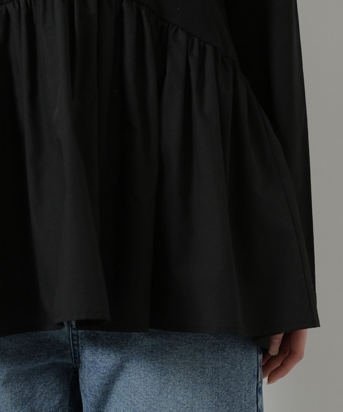 LAKOLE（ラコレ）の「アソート裾レイヤード長袖 / 638329（Tシャツ/カットソー・レディース・オフホワイト/ホワイト/その他9/ブラック・FREE）」の11枚目の写真