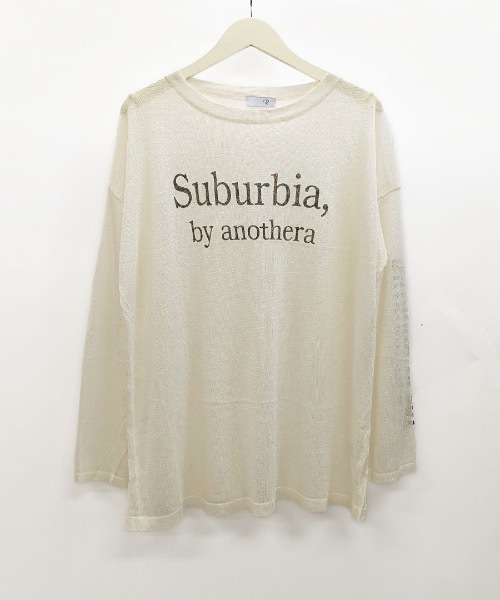 Riff(リフ)の「シアーロゴプリントロンT(Tシャツ/カットソー・レディース・アイボリー/ブラック・FREE)」の21枚目の写真