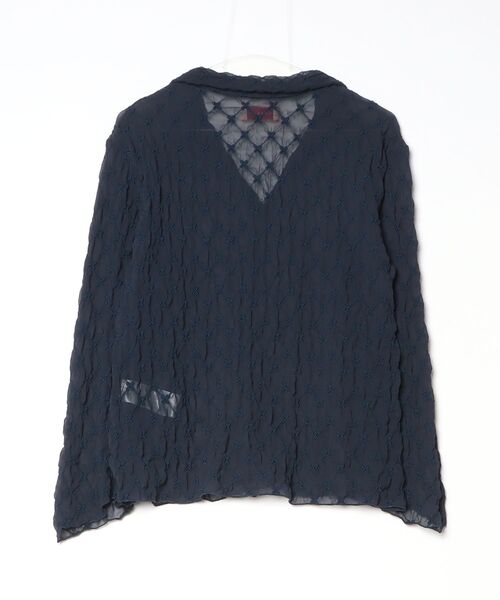 MEYAME(メヤメ)の「MEYAME/メヤメ レーススキッパーブラウス LACE SKIPPER BLOUSE(シャツ/ブラウス・レディース・ネイビー/ブラック・FREE)」の12枚目の写真