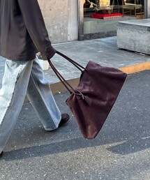 fredy emue | フェイクスエードワイドトートバッグ(トートバッグ)