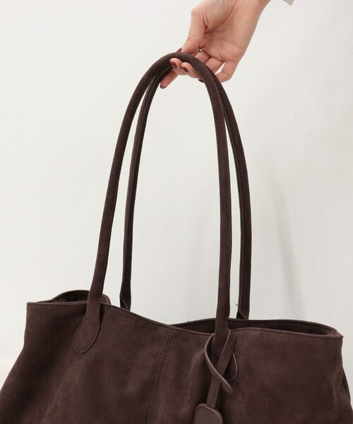 fredy emue（フレディエミュ）の「フェイクスエードワイドトートバッグ（トートバッグ・レディース・ブラウン/ブラック・FREE）」の10枚目の写真