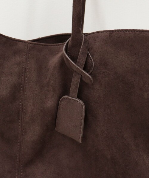 fredy emue（フレディエミュ）の「フェイクスエードワイドトートバッグ（トートバッグ・レディース・ブラウン/ブラック・FREE）」の9枚目の写真