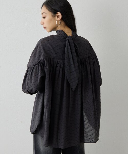 Whim Gazette（ウィムガゼット）の「コットンギャザー切替ブラウス 