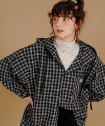 WV PROJECT（ダブリューブイプロジェクト）の「【WV PROJECT】Bay overfit cheak hood shirts/JILS7771（シャツ/ブラウス）」