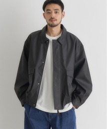 BACK NUMBER（バックナンバー）の「【BACK NUMBER】フェイクレザーフライトジャケット (ヴィンテージ加工 / A2ベース / カジュアルアウター)（ブルゾン）」