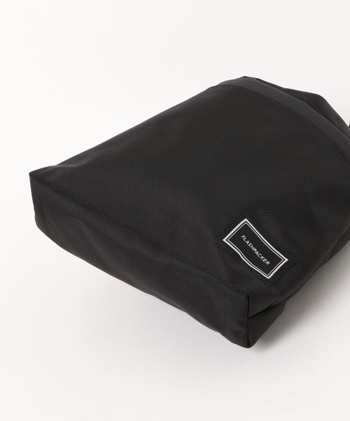 FLASH PACKER（フラッシュパッカー）の「FLASH PACKER フラッシュパッカー / メッシュ 巾着ミニショルダーバッグ // XNB-POUCH(MESH)（ショルダーバッグ・メンズ・カーキ/ブラック/イエロー・FREE）」の8枚目の写真