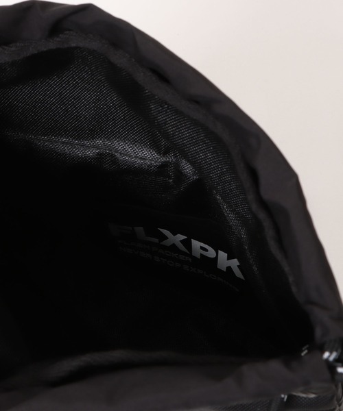 FLASH PACKER（フラッシュパッカー）の「FLASH PACKER フラッシュパッカー / メッシュ 巾着ミニショルダーバッグ // XNB-POUCH(MESH)（ショルダーバッグ・メンズ・カーキ/ブラック/イエロー・FREE）」の9枚目の写真