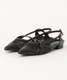 EDIT COLOGNE | シアーリボンフラットシューズ(パンプス)