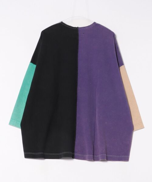 CUBE SUGAR（キューブシュガー）の「CUBE SUGAR/キューブシュガー　10/-天竺スノーウォッシュ カットオフ VネックPO（スウェット・レディース・グリーン/パープル/その他1・FREE）」の16枚目の写真