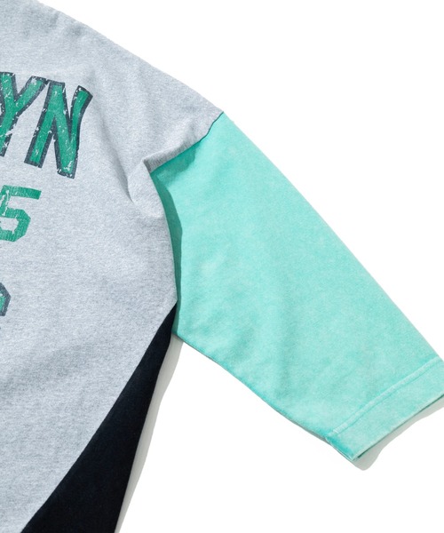 CUBE SUGAR（キューブシュガー）の「CUBE SUGAR/キューブシュガー　10/-天竺スノーウォッシュ カットオフ VネックPO（スウェット・レディース・グリーン/パープル/その他1・FREE）」の7枚目の写真