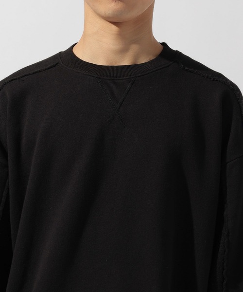 niko and...（ニコアンド）の「レイヤードスリーブプルオーバー（Tシャツ/カットソー・メンズ・ブラウン/ライトグレー/ブラック・LARGE/MEDIUM）」の12枚目の写真