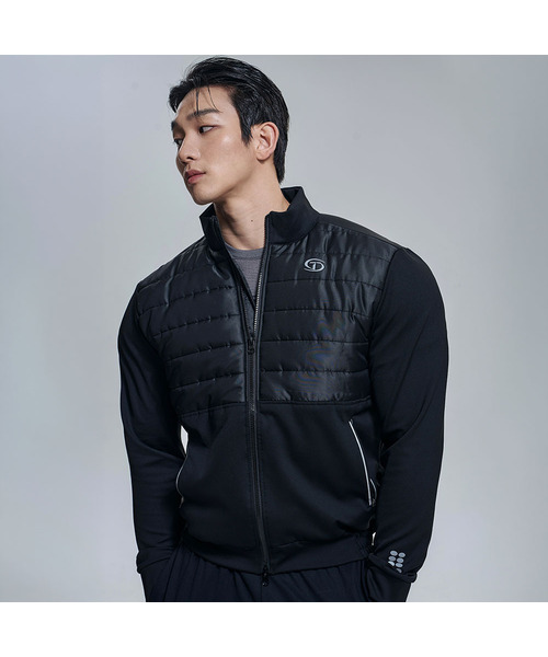 TOLANCE(トランス)の「アクティブドットクロップ軽量ジャンパー(ジャージ・メンズ・ブラック・MEDIUM/LARGE/X-LARGE/2XL)」の1枚目の写真