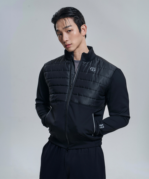 TOLANCE(トランス)の「アクティブドットクロップ軽量ジャンパー(ジャージ・メンズ・ブラック・MEDIUM/LARGE/X-LARGE/2XL)」の2枚目の写真