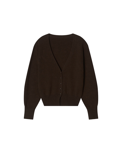 MAYVERU(メイバーユー)の「Dore wool cardigan _ Brown(カーディガン/ボレロ・レディース・その他・FREE)」の1枚目の写真