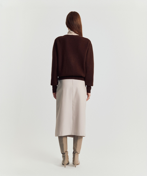 MAYVERU(メイバーユー)の「Dore wool cardigan _ Brown(カーディガン/ボレロ・レディース・その他・FREE)」の6枚目の写真