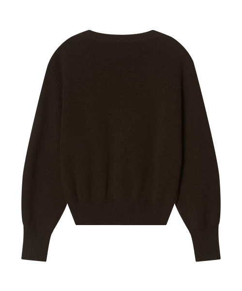 MAYVERU(メイバーユー)の「Dore wool cardigan _ Brown(カーディガン/ボレロ・レディース・その他・FREE)」の8枚目の写真