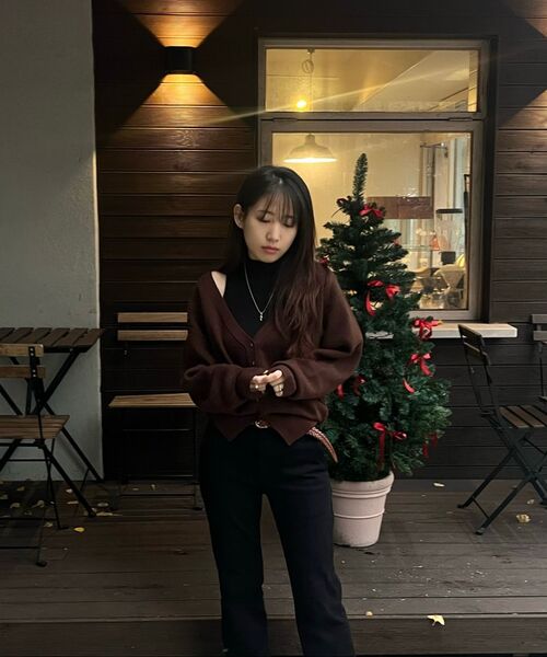 MAYVERU(メイバーユー)の「Dore wool cardigan _ Brown(カーディガン/ボレロ・レディース・その他・FREE)」の14枚目の写真