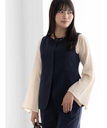Te chichi | スクエアネックジレ【AOYAMA FASHION ASSOCIATION × Té chichi】(ベスト)
