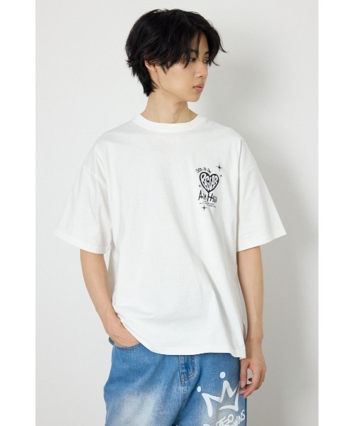 RODEO CROWNS WIDE BOWL(ロデオクラウンズワイドボウル)の「Key Ring Tシャツ(Tシャツ/カットソー・レディース・ブラック/ライトピンク/オフホワイト/ライトブラウン・MEDIUM/LARGE)」の8枚目の写真