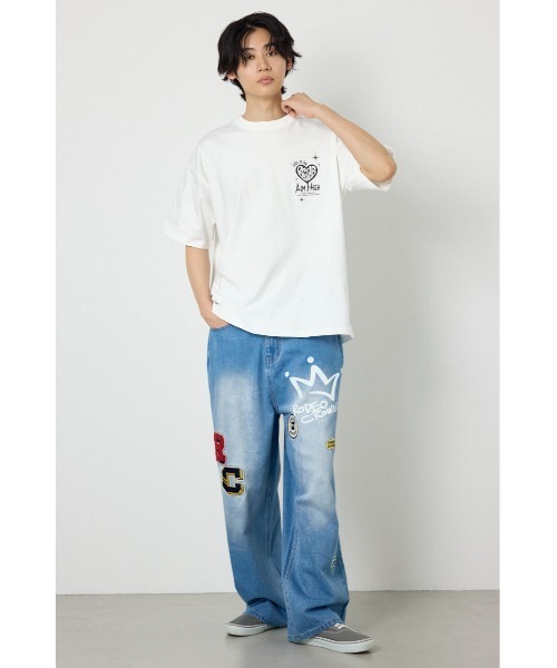 RODEO CROWNS WIDE BOWL(ロデオクラウンズワイドボウル)の「Key Ring Tシャツ(Tシャツ/カットソー・レディース・ブラック/ライトピンク/オフホワイト/ライトブラウン・MEDIUM/LARGE)」の13枚目の写真