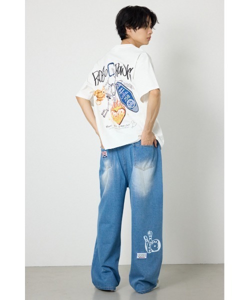RODEO CROWNS WIDE BOWL(ロデオクラウンズワイドボウル)の「Key Ring Tシャツ(Tシャツ/カットソー・レディース・ブラック/ライトピンク/オフホワイト/ライトブラウン・MEDIUM/LARGE)」の14枚目の写真