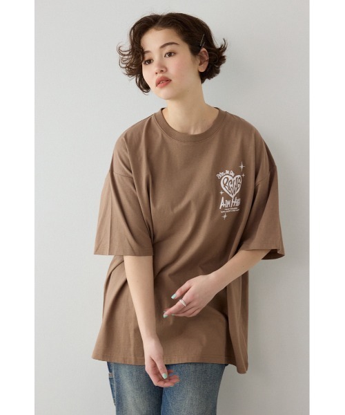 RODEO CROWNS WIDE BOWL(ロデオクラウンズワイドボウル)の「Key Ring Tシャツ(Tシャツ/カットソー・レディース・ブラック/ライトピンク/オフホワイト/ライトブラウン・MEDIUM/LARGE)」の15枚目の写真