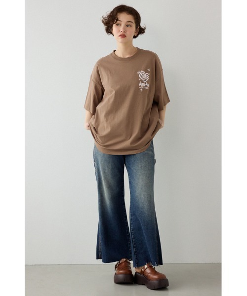 RODEO CROWNS WIDE BOWL(ロデオクラウンズワイドボウル)の「Key Ring Tシャツ(Tシャツ/カットソー・レディース・ブラック/ライトピンク/オフホワイト/ライトブラウン・MEDIUM/LARGE)」の19枚目の写真