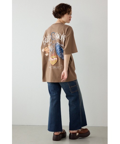 RODEO CROWNS WIDE BOWL(ロデオクラウンズワイドボウル)の「Key Ring Tシャツ(Tシャツ/カットソー・レディース・ブラック/ライトピンク/オフホワイト/ライトブラウン・MEDIUM/LARGE)」の20枚目の写真