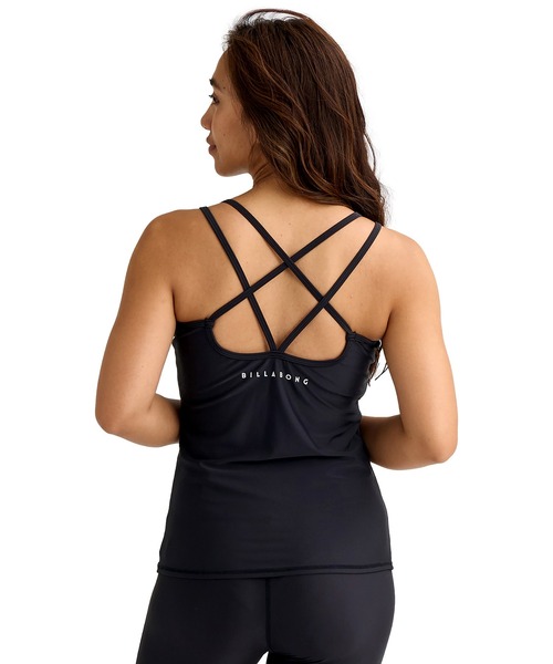 BILLABONG(ビラボン)の「BILLABONG/ビラボン タンクトップ UVカット 吸水速乾 セットアップ対応 BG013881 UT(タンクトップ・レディース・ブラック×ホワイト/アクア/ブラック・M/L)」の4枚目の写真