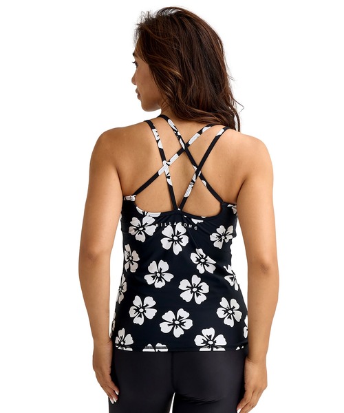 BILLABONG(ビラボン)の「BILLABONG/ビラボン タンクトップ UVカット 吸水速乾 セットアップ対応 BG013881 UT(タンクトップ・レディース・ブラック×ホワイト/アクア/ブラック・M/L)」の5枚目の写真