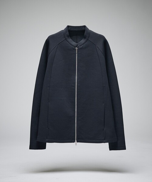DESIGNWORKS(デザインワークス)の「【セットアップ対応】液アンダンボール ライダースブルゾン(ブルゾン・メンズ・ブラック/ネイビー・48/46)」の1枚目の写真
