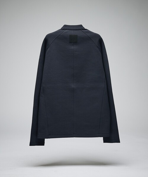 DESIGNWORKS(デザインワークス)の「【セットアップ対応】液アンダンボール ライダースブルゾン(ブルゾン・メンズ・ブラック/ネイビー・48/46)」の4枚目の写真