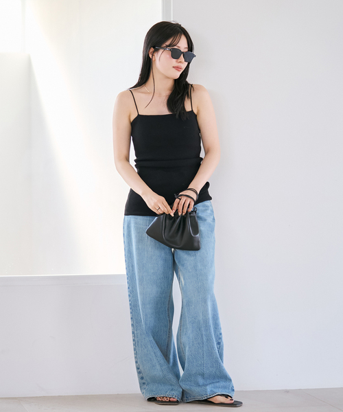 plage（プラージュ）の「パットニットキャミ（その他アンダーウェア/インナー・レディース・ブラック/ブラウン・FREE）」の3枚目の写真